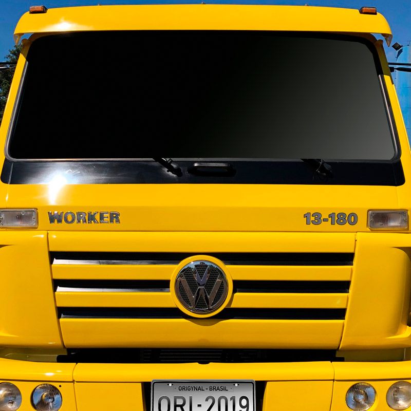 Emblemas 13-180 Worker Adesivo Volkswagen Caminhão Cromado