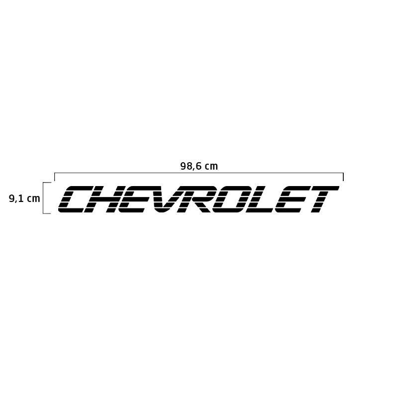 Faixa Chevrolet Corsa Picape Pick-Up Tampa Traseira