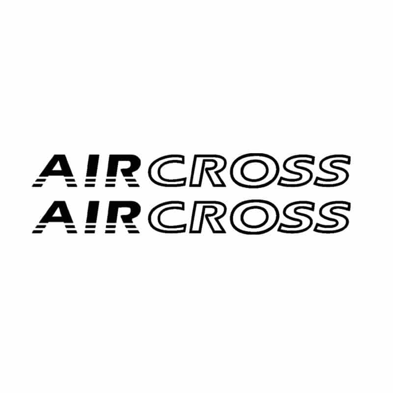 Faixa Lateral Citroen Aircross 2010/2015 Adesivo Preto