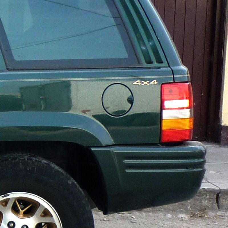 Kit Adesivos Jeep Grand Cherokee V8 1996/2004 Emblema Dourado