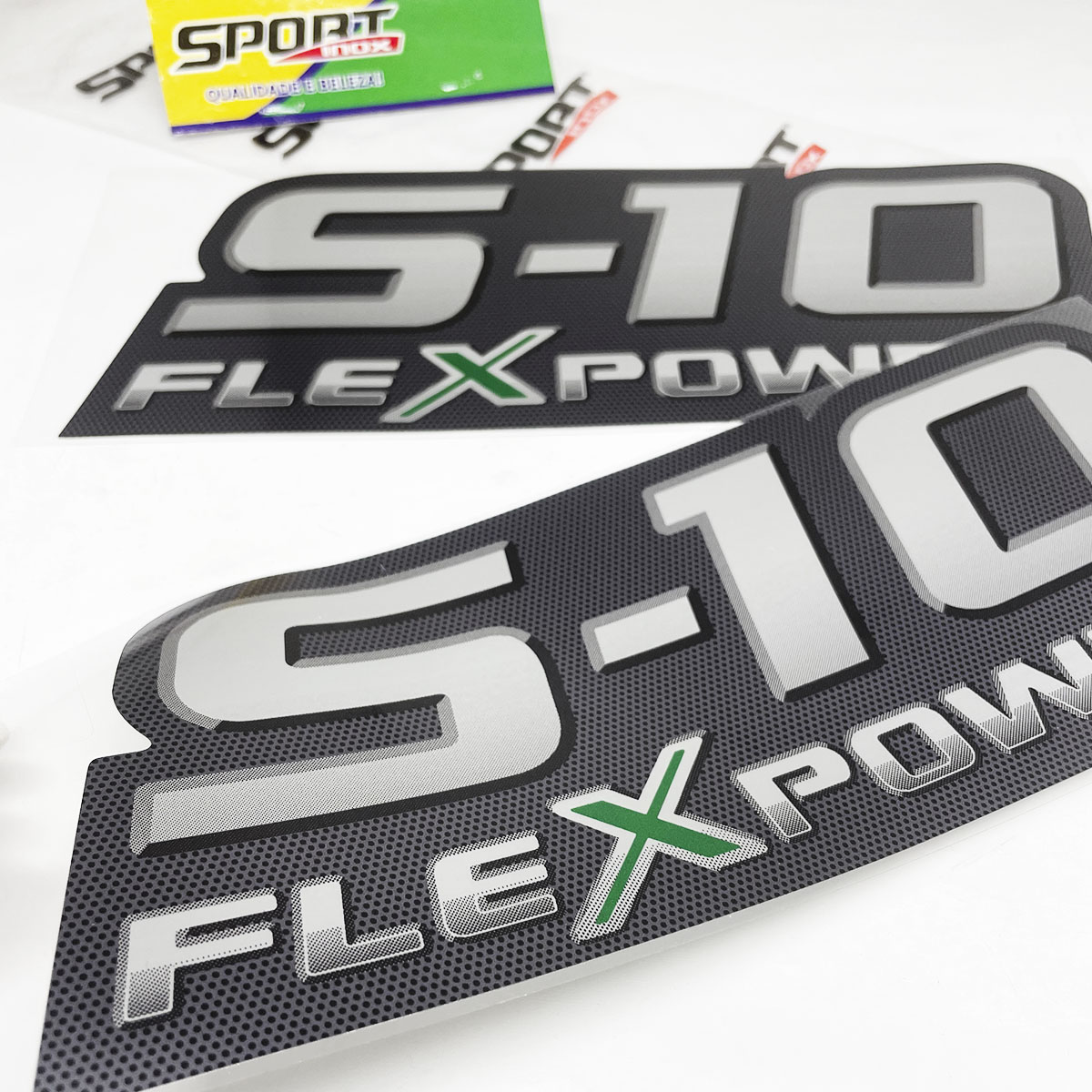 Kit Faixas S10 Executive Chevrolet Flex Power Verde