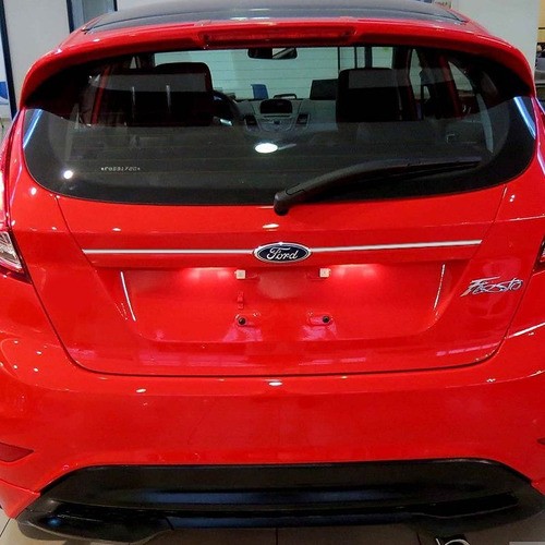 Kit Friso Cromado Ford New Fiesta 2014/2019 Hatch + Soleira Protetora