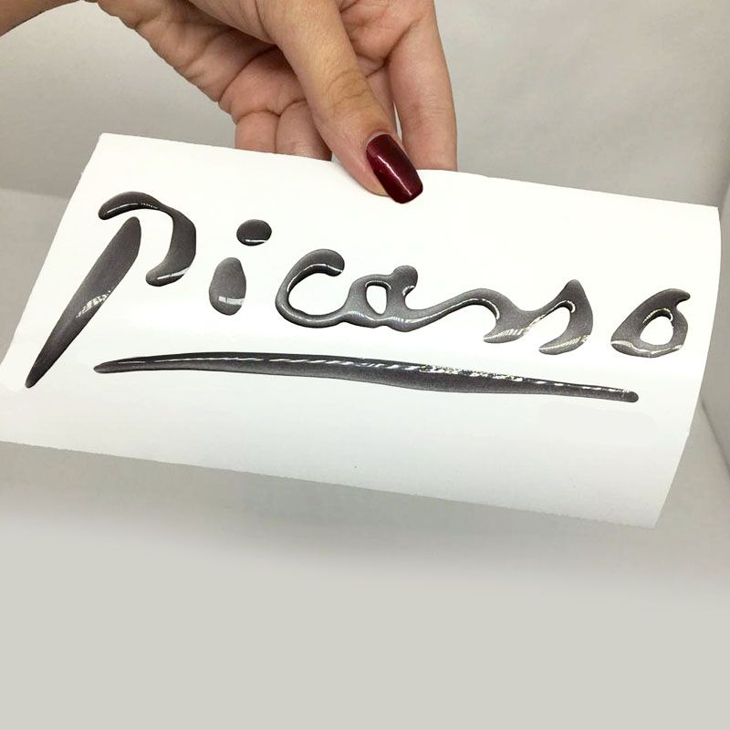 Par Adesivos Citroën Xsara Picasso 2001/2012 Emblema Grafite Resinado