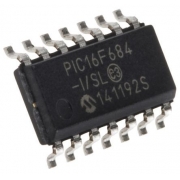 Ci Microcontrolador PIC16F684 I/SL SMD SOIC-14 - Microchip