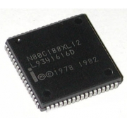 Circuito Integrado Microprocessador N80C188XL12 PLCC SMD