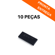 Kit 10 peças - Ci Microcontrolador PIC18F252-I/SO SMD SOIC-28