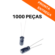 Kit 1000 peças - Capacitor Eletrolítico 2.2uF (2.2mF) 50V 105ºC (5x11) - CHONG