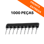 Kit 1000 peças - Rede Resistiva 100K 9 Pinos 1/8W 2%