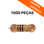 Kit 1000 peças - Resistor 10R 5% 1/8W Axial CR12