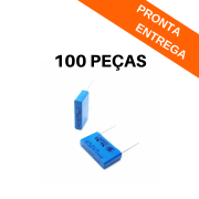 Kit 100 peças - Capacitor Poliester 330nF 305V (330K) 10% X2 - Epcos