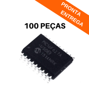 Kit 100 peças - Ci Microcontrolador PIC16F627A-I/SO SMD SOIC-18
