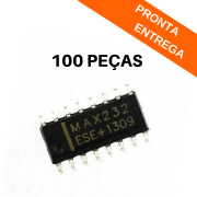 Kit 100 peças - Circuito Integrado MAX232AESE SMD SOIC-16