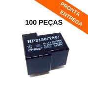 Kit 100 peças - Rele 24v 20a 6 pinos - HP2150(T90)