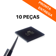 Kit 10 peças - Ci Microcontrolador ATMEGA128-16AU SMD TQFP-64