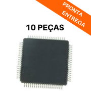 Kit 10 peças - Ci Microcontrolador LPC1752FBD80 SMD LQFP-80