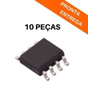 Kit 10 peças - Ci Microcontrolador PIC12F508 I/SN SMD SOIC-8 - Microchip