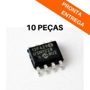 Kit 10 peças - Ci Microcontrolador PIC12F629 I/SN SMD SOIC-8 - Microchip
