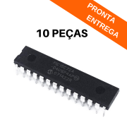 Kit 10 peças - Ci Microcontrolador PIC16C72A-04/SP DIP-28