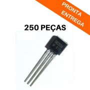 Kit 250 peças - Transistor BC556 PNP 65V 0.1A TO-92