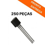 Kit 250 peças - Transistor BC558B PNP 30V 0.1A TO-92
