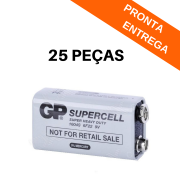 Kit 25 peças - Bateria 9v - GP Supercell
