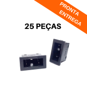 Kit 25 peças - Suporte Porta Fusivel BTF5-BHC1 5x20 (BHC1)