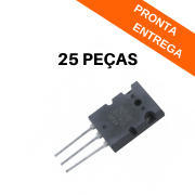 Kit 25 peças - Transistor Bipolar 2SC5200 TO-247 NPN 230V (Toshiba)