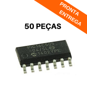 Kit 50 peças - Ci Microcontrolador PIC16C505-04 I/SL SMD SOIC-14