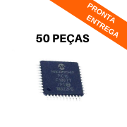 Kit 50 peças - Ci Microcontrolador PIC16F18877-I/PT SMD TQFP-44 - Microchip