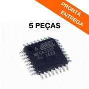 Kit 5 peças - Ci Microcontrolador ATMEGA328P-AU SMD TQFP-32 - Atmel