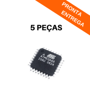 Kit 5 peças - Ci Microcontrolador ATMEGA88-20AU SMD TQFP-32