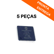 Kit 5 peças - Ci Microcontrolador PIC16F18877-I/PT SMD TQFP-44 - Microchip