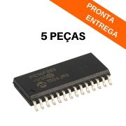 Kit 5 peças - Ci Microcontrolador PIC16F883 I/SO SMD SOIC-28