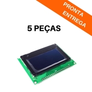 Kit 5 peças - Display OLED 128x64 Amarelo s/ Touch (REX012864JYPP3N00000)