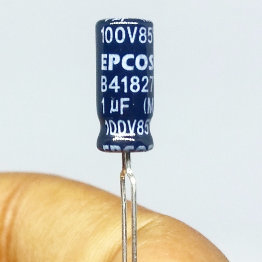 Capacitor Eletrolítico 1uF 100v 85ºC - Epcos (5x11)