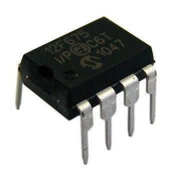 Ci Microcontrolador PIC12F675 I/P DIP-8 (PTH)
