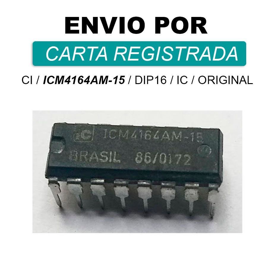 Circuito Integrado ICM4164A-15 DIP16