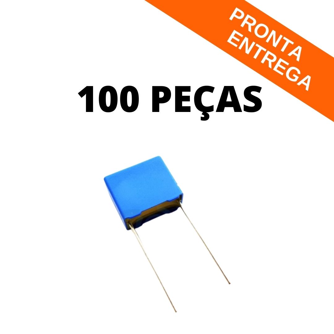 Kit 100 Peças - Capacitor Poliéster 220nF (220K) 250V - Epcos