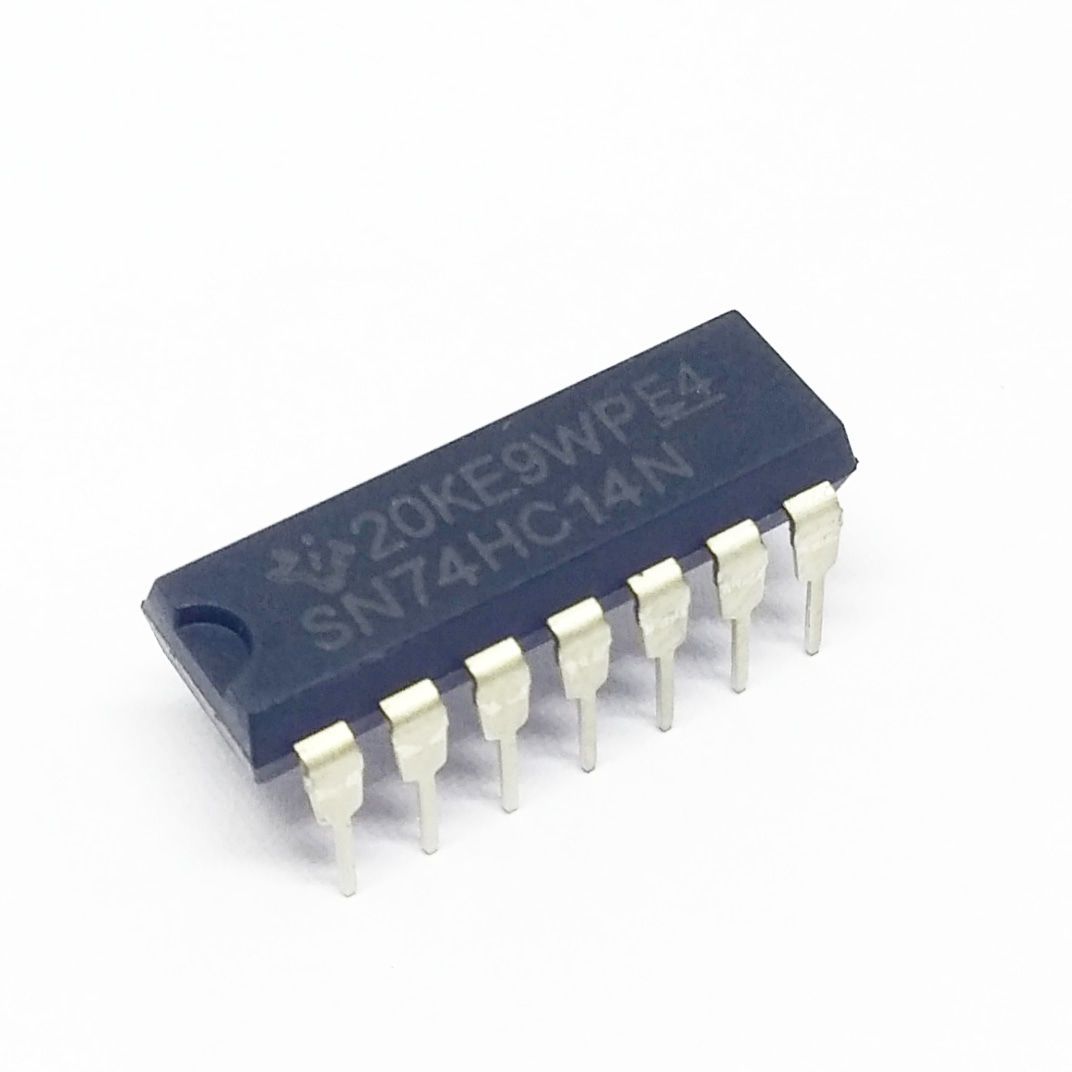 Kit 100 peças - Circuito Integrado SN74HC14N DIP14 - Texas Instruments