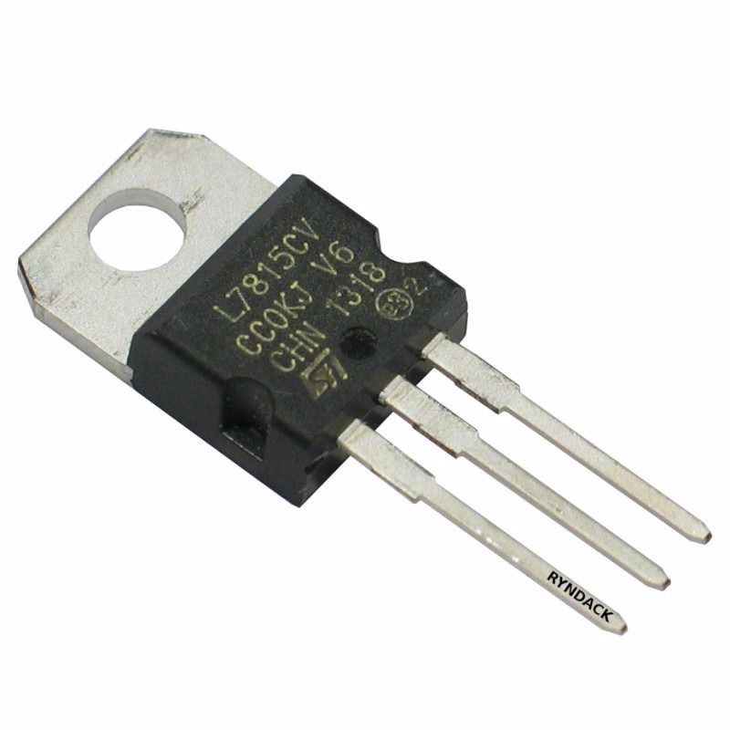 Kit 100 peças - Transistor Regulador de tensão L7815CV TO-220 ST (7815)