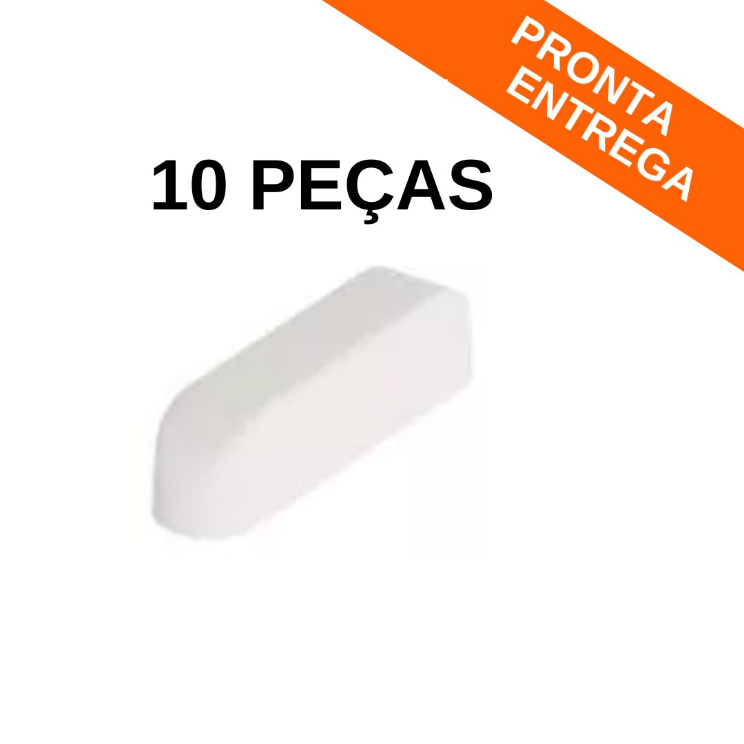 Kit 10 peças - Caixa Patola Branca 10x10x41 mm (REED-004)