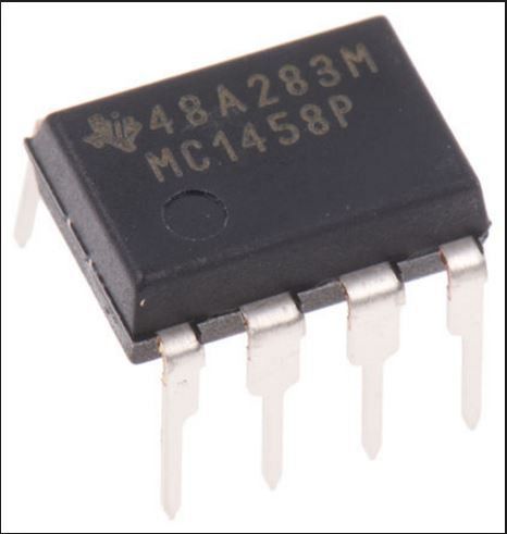 Kit 10 peças - Ci Amplificador de uso geral MC1458P DIP8 - Texas Instruments