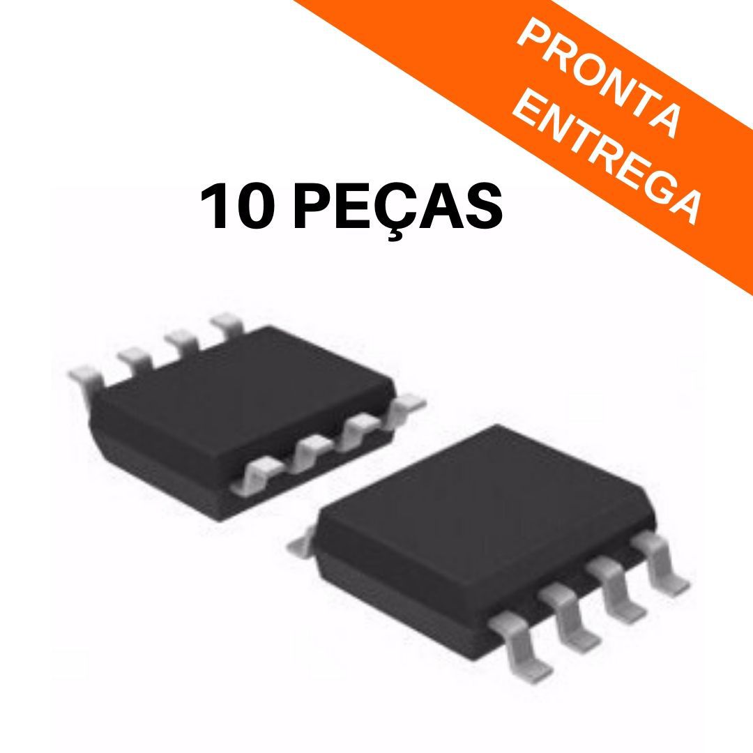Kit 10 peças - Circuito Integrado MCP41010 I/SN SMD SOIC-8