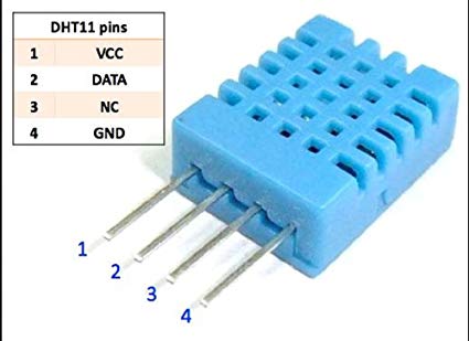 Kit 10 peças - Sensor de temperatura e umidade DHT11