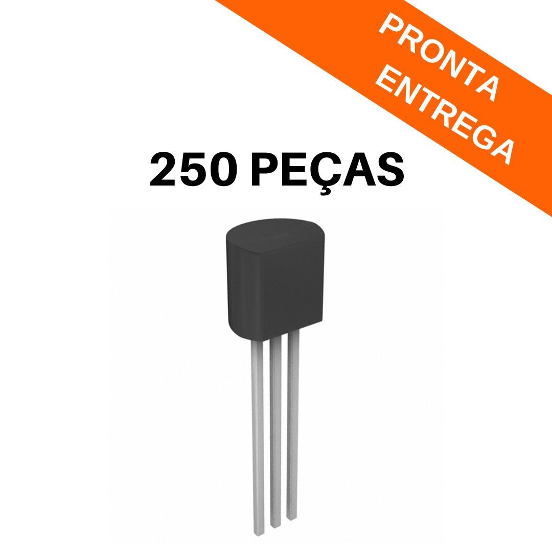 Kit 250 peças - Transistor BC328-25 PNP 25V 0.8A TO-92