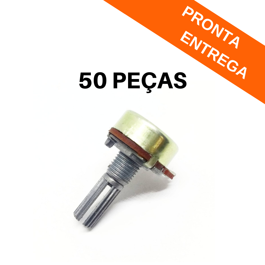 Kit 50 peças - Potenciômetro Linear 2K L20 (B2K) - WH148-1