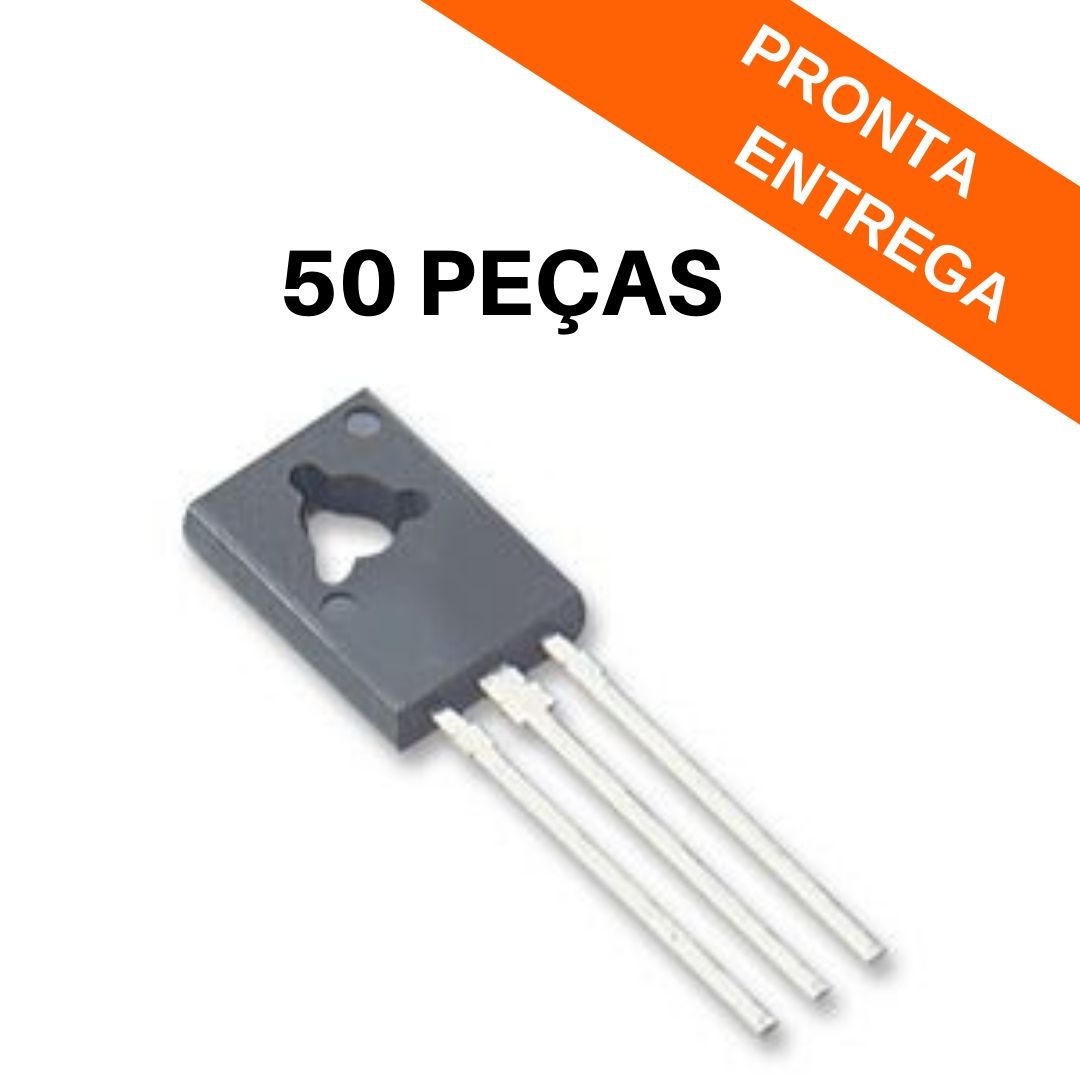 Kit 50 peças - Transistor BD140 PNP SOT-32 80v 1.5a