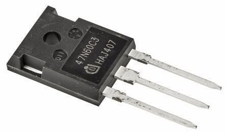 Kit 5 peças - Transistor Mosfet SPW47N60C3FKSA1 TO-247 - Intersil