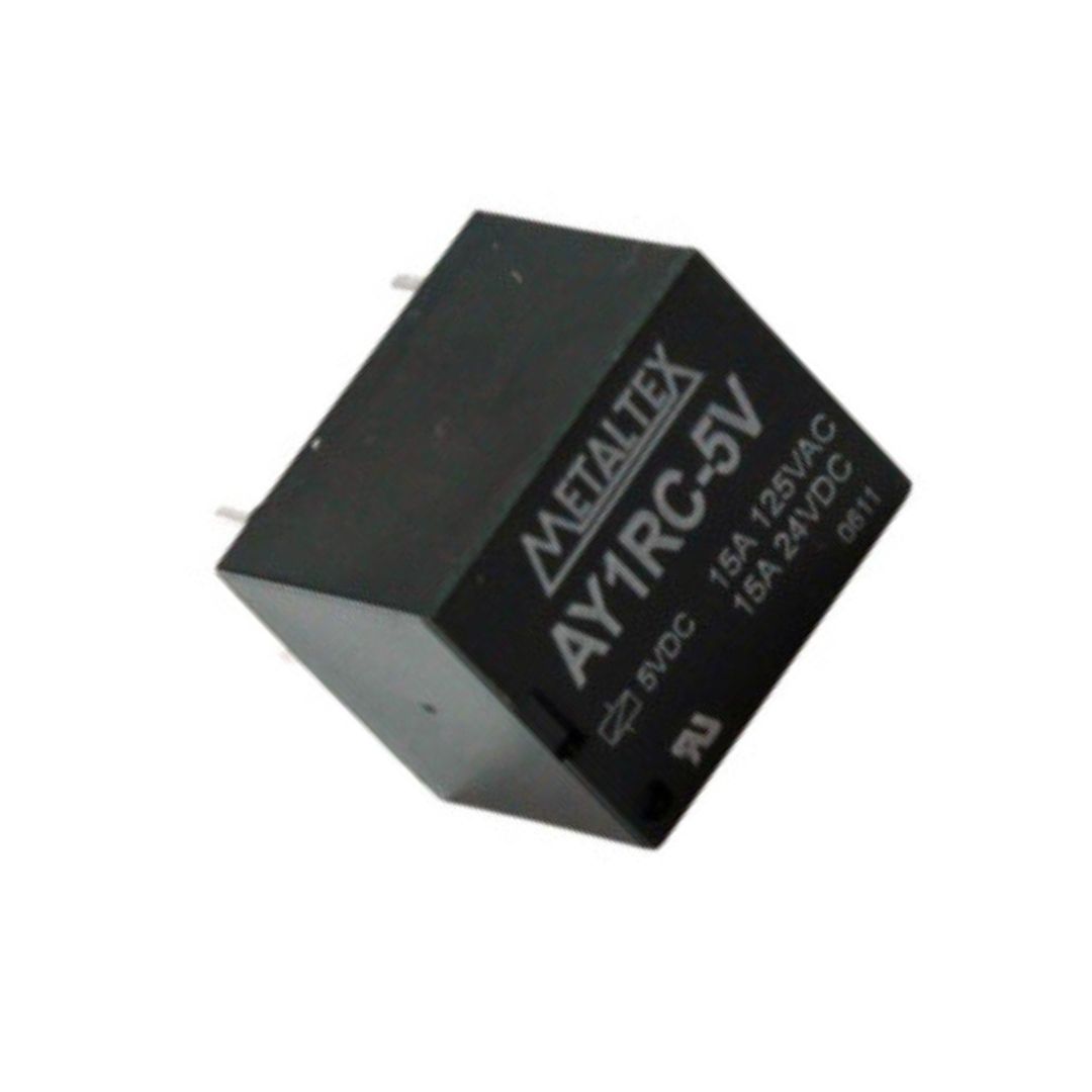 Rele Miniatura 5V 15A 5 pinos - Metaltex (AY1RC-5V) *