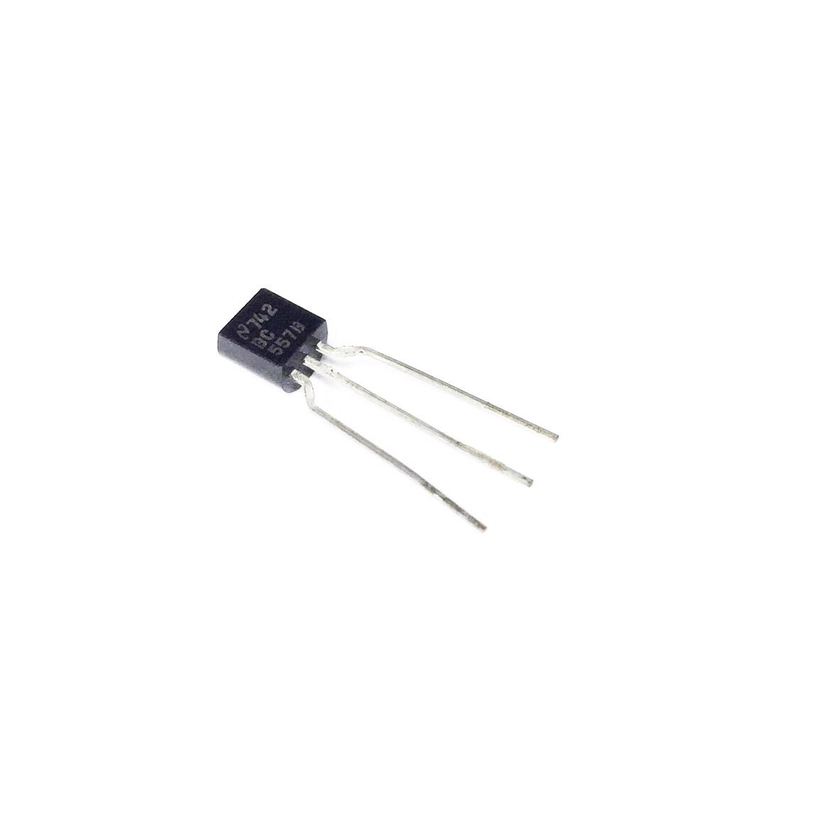 Transistor BC557B PNP 45V 0.1A TO-92 (Terminal torto)